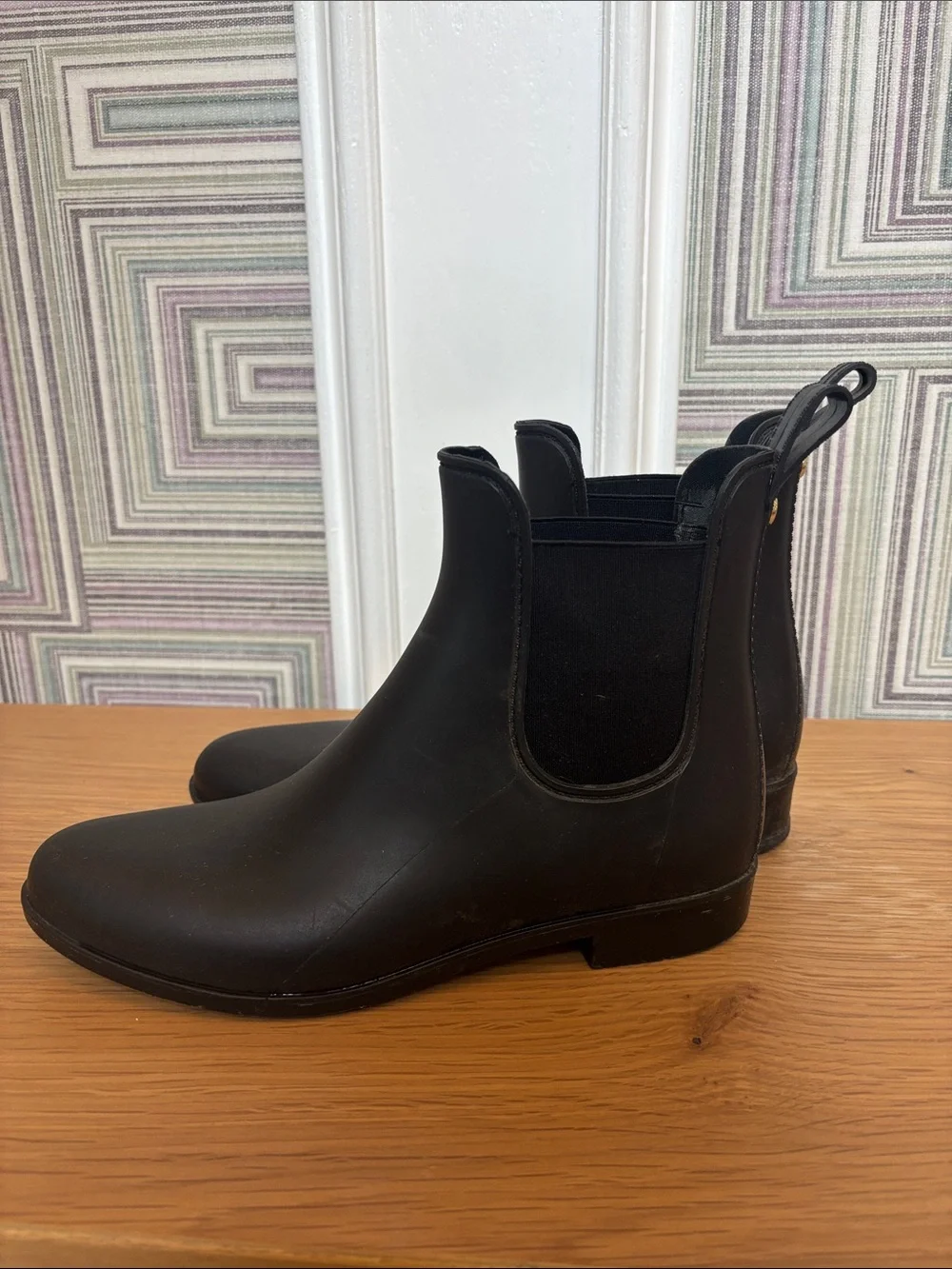Sam Edelman Chelsea Rain Boots Black 9